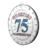 Jeu De Fléchettes soixante-quinzième conceptions d'année (Devant droit)