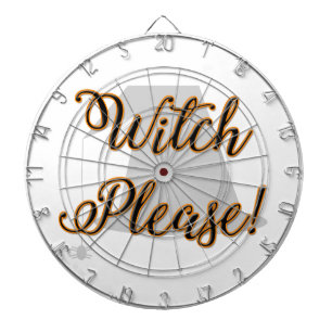 Jeu De Fléchettes sorcière s'il vous plaît drôle halloween avec chap