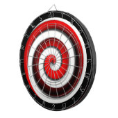 Jeu De Fléchettes Spirale hypnotique rouge (Devant droit)