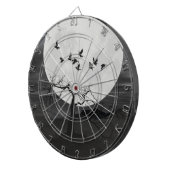 Jeu De Fléchettes Spooky Ravens Flying Against the Full Moon (Devant droit)