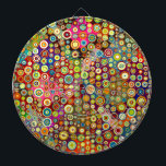 Jeu De Fléchettes Spots rétro colorés   votre idée<br><div class="desc">Funny Pattern Design by EDDA Joyeux / EDDArt | Basic : Geometric uni or colored Shapes,  Dots,  points,  Grids,  etc. pour Art Lovers | you miss other colors or products with this design ? Feel free to contact me: contact@eddart.de</div>