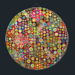 Jeu De Fléchettes Spots rétro colorés   votre idée<br><div class="desc">Funny Pattern Design by EDDA Joyeux / EDDArt | Basic : Geometric uni or colored Shapes,  Dots,  points,  Grids,  etc. pour Art Lovers | you miss other colors or products with this design ? Feel free to contact me: contact@eddart.de</div>