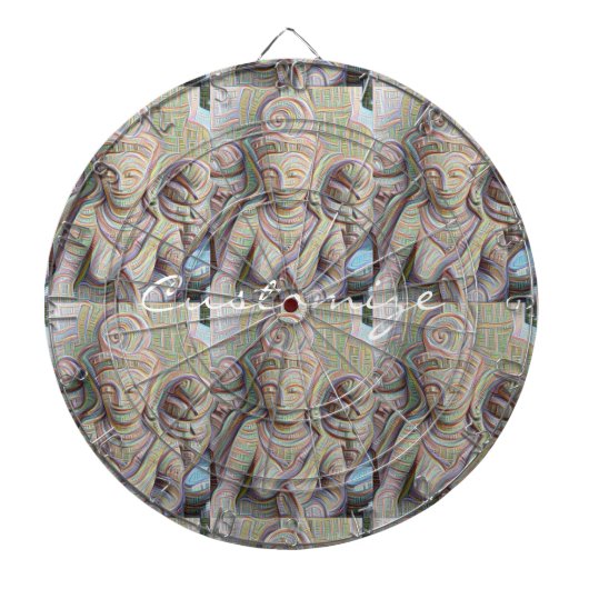 Jeu De Fléchettes statue de bouddha mosaïque (Devant)