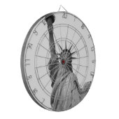 Jeu De Fléchettes Statue noire et blanche de la Liberté (Devant gauche)