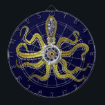 Jeu De Fléchettes Steampunk embraye le poulpe Kraken<br><div class="desc">Ce monstre de mer tentacled de steampunk a huit fil-comme des annexes d'or, une vitesse argentée centrale et l'abondance des vitesses et des boulons composant sa tête, yeux et tasses d'aspiration. C'est un poulpe de robot/kraken, un monstre de machine en métal pour n'importe qui qui aime les créatures geeky de...</div>