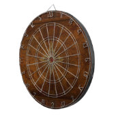Jeu De Fléchettes Steampunk Vieux Monde Carte & Compass Rose Design (Devant droit)