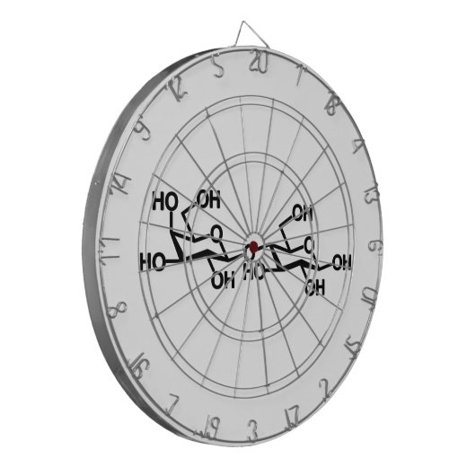 Jeu De Fléchettes Structure du lait lactose (Devant gauche)
