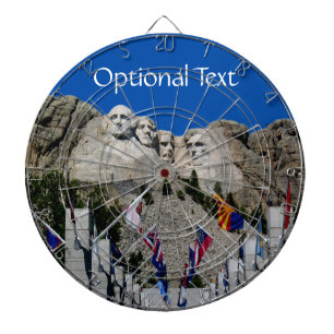 Jeu De Fléchettes Sud Dakota Mt Rushmore Photo Souvenir