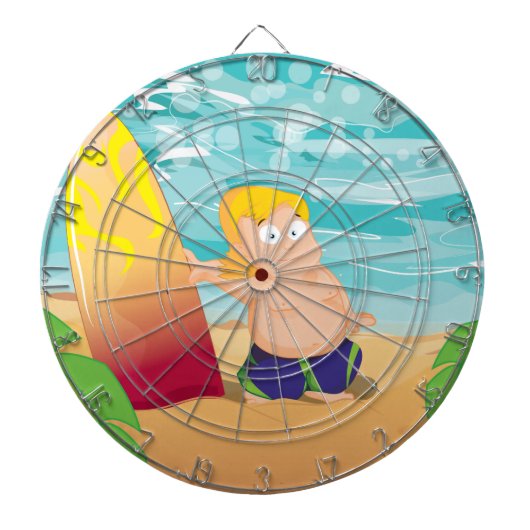 Jeu De Fléchettes Surfer (Devant)