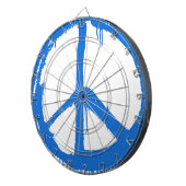 Jeu De Fléchettes SYMBOLE Bleu DE LA PAIX (Devant droit)