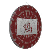 Jeu De Fléchettes Symbole chinois Zodiac rouge coq (Devant gauche)
