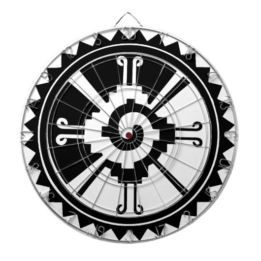 Jeu De Fléchettes Symbole de la déité maya Hunab Ku (Devant)