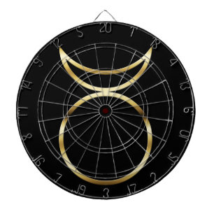 Jeu De Fléchettes Symbole Dieu de la Corne de l'païen tombé