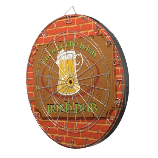 Jeu De Fléchettes Symbole du pub irlandais (Devant droit)