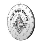 Jeu De Fléchettes Symbole franc-maçonnerie (Devant droit)