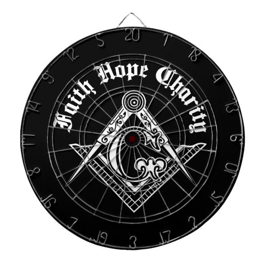 Jeu De Fléchettes Symbole franc-maçonnerie (Devant)