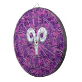 Jeu De Fléchettes Symbole Pearl Like Aries sur Camo numérique rose (Devant droit)