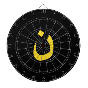 Jeu De Fléchettes Symbole spirituel chrétien nazi en jaune