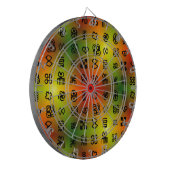 Jeu De Fléchettes Symboles Adinkra Aux Couleurs Africaines (Devant gauche)