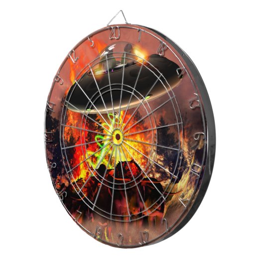 Jeu De Fléchettes Tableau Alien BB-Q (Devant droit)