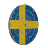 Jeu De Fléchettes Tableau avec Drapeau de Suède (Devant gauche)