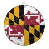 Tableau avec Drapeau du Maryland, États-Unis