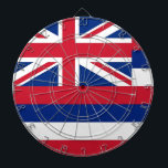 Jeu De Fléchettes Tableau de bord avec Drapeau de Hawaï, États-Unis<br><div class="desc">Transformez votre salle de jeux avec notre tableau de fléchettes arborant le drapeau d'Hawaii! Célébrez l'héritage vibrant d'Hawaï avec ce tableau de fléchettes, affichant fièrement le design iconique du drapeau hawaïen. Doté d'un motif saisissant d'alternances de rayures rouges, blanches et bleues avec les Union Jack dans le coin supérieur gauche...</div>
