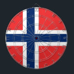 Jeu De Fléchettes Tableau de bord avec Drapeau de Norvège<br><div class="desc">Ajoutez un air dynamique à votre salle de jeux avec notre dartboard exclusif avec le drapeau de la Norvège! Conçu avec précision et soin, ce tableau de bord n’est pas seulement un accessoire de jeu, c’est une célébration de la culture et de la fierté nationales de la Norvège. Le design...</div>
