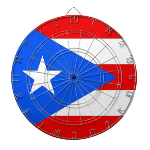 Jeu De Fléchettes Tableau de bord avec Drapeau de Porto Rico, USA