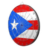 Jeu De Fléchettes Tableau de bord avec Drapeau de Porto Rico, USA (Devant droit)