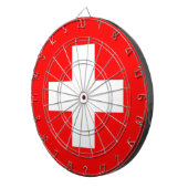 Jeu De Fléchettes Tableau de bord avec Drapeau de Suisse (Devant droit)