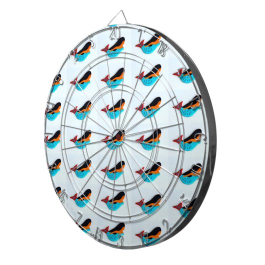 Jeu De Fléchettes tableau de bord bleu sirènes (Devant droit)