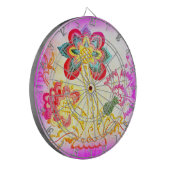 Jeu De Fléchettes tableau de bord de palmier rose (Devant gauche)