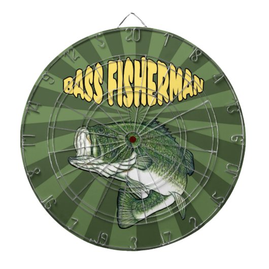 Jeu De Fléchettes Tableau de fléchettes pour pêcheur de bass (Devant)