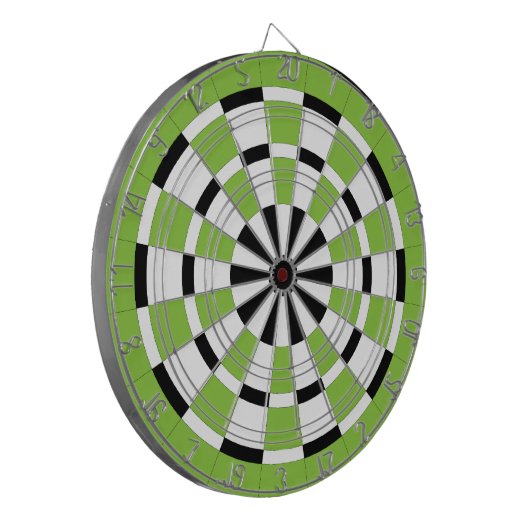 Jeu De Fléchettes Tableau noir blanc et chaux (Devant gauche)