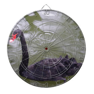 Jeu De Fléchettes Tableau noir cygne