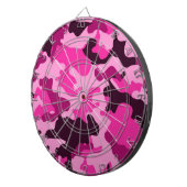 Jeu De Fléchettes Tableau noir de camo rose (Devant droit)