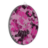 Jeu De Fléchettes Tableau noir de camo rose (Devant gauche)