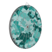 Jeu De Fléchettes Tableau noir de camo vert Turquoise (Devant gauche)