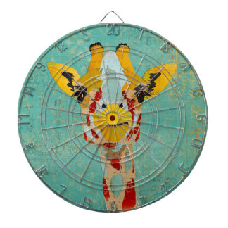 Jeu De Fléchettes Tableau noir de la Girafe Gold Peeking