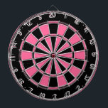 Jeu De Fléchettes Tableau noir et rose pour dames<br><div class="desc">Tableau noir et rose pour dames. Ajouter un nom facultatif</div>