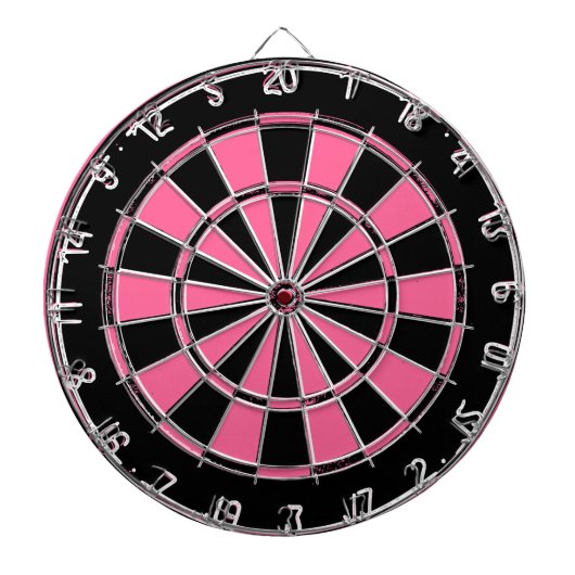 Jeu De Fléchettes Tableau noir et rose pour dames (Devant)