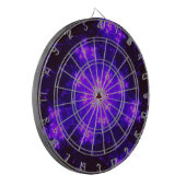 Jeu De Fléchettes Tableau noir fractal Nebula (Devant gauche)