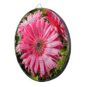 Jeu De Fléchettes Tableau noir rose Gerbera Daisy (Devant droit)