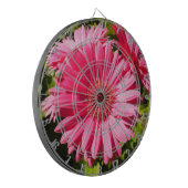 Jeu De Fléchettes Tableau noir rose Gerbera Daisy (Devant gauche)