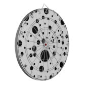 Jeu De Fléchettes Taches dalmatiennes noires et blanches mignonnes (Devant gauche)