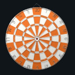 Jeu De Fléchettes Tangérine Orange Et Blanc<br><div class="desc">Tangerine Orange Et Cible de flechettes Blanche</div>
