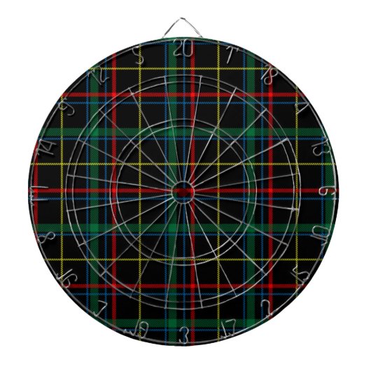 Jeu De Fléchettes Tartan Plaid (Devant)
