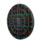 Jeu De Fléchettes Tartan Plaid (Devant droit)