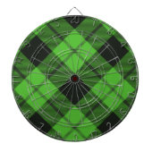Jeu De Fléchettes Tartan vert Check (Devant)